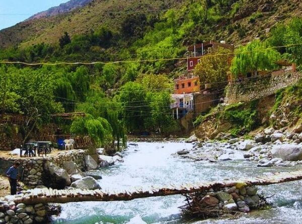 The first of the seven Setti Fatma waterfalls