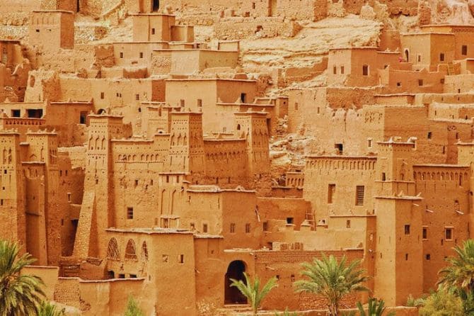 Camel trekking in the Zagora desert during a 2-day Sahara tour from Marrakech