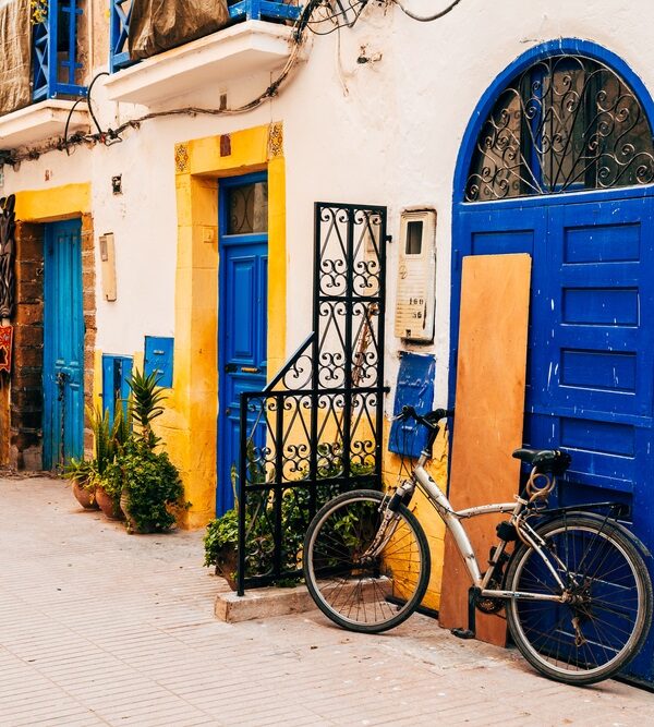 Narrow alley in Essaouira’s Medina