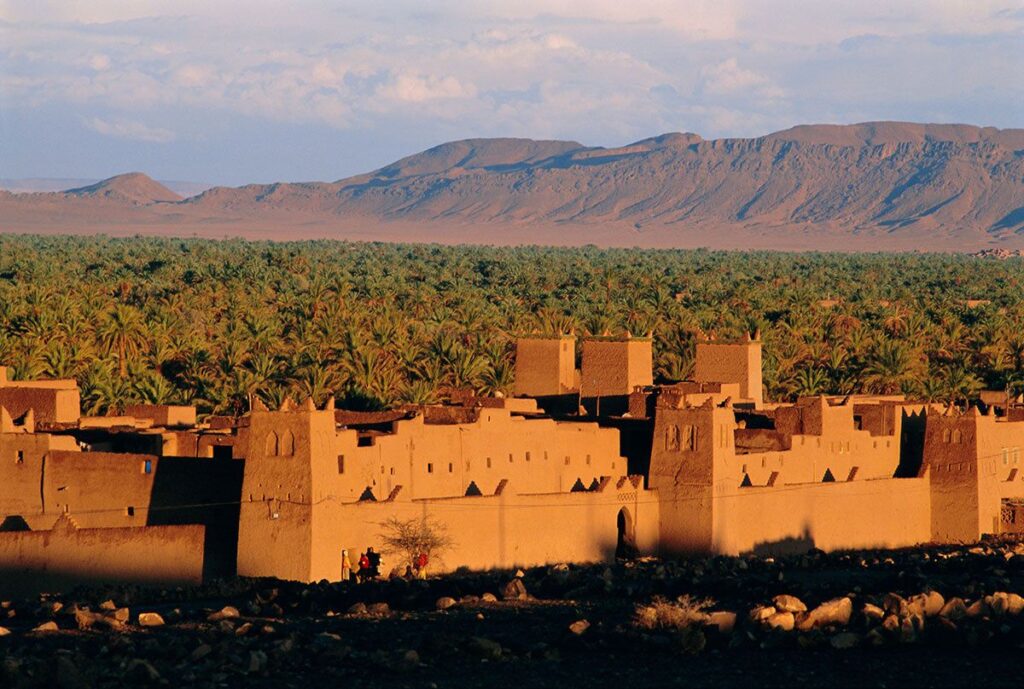 Camel trekking in the Zagora desert during a 2-day Sahara tour from Marrakech