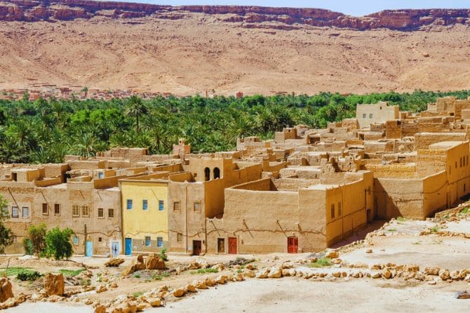 A scenic 5-day journey from Marrakech to Fes through the Atlas Mountains, Sahara Desert, kasbahs, and gorges.