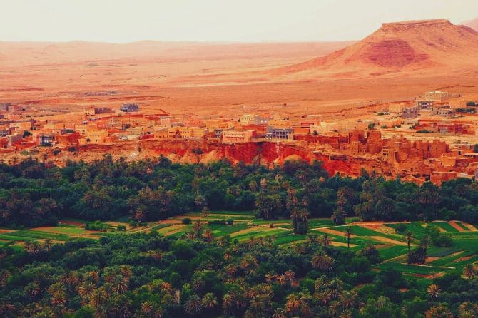 A scenic 5-day journey from Marrakech to Fes through the Atlas Mountains, Sahara Desert, kasbahs, and gorges.