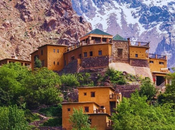 Panoramic view of Kasbah Toubkal