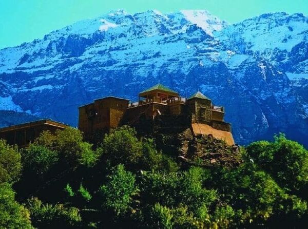 Panoramic view of Kasbah Toubkal