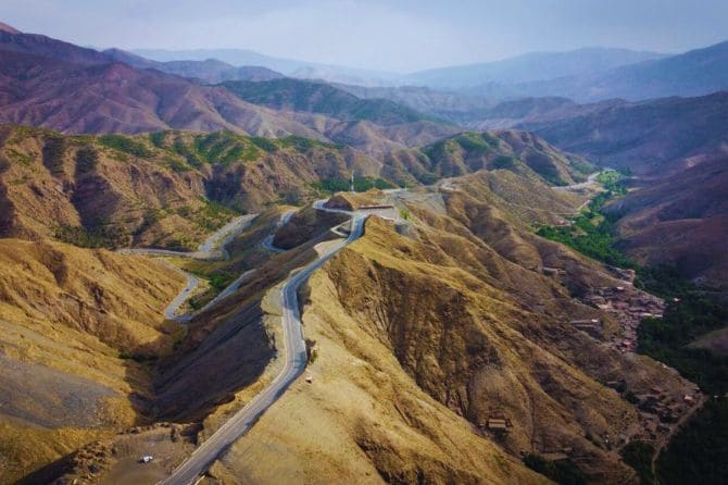 A scenic 5-day journey from Marrakech to Fes through the Atlas Mountains, Sahara Desert, kasbahs, and gorges.